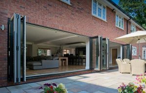 high end bifold door installation