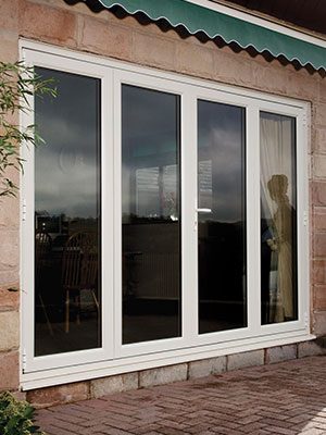 PVCu bifolding doors