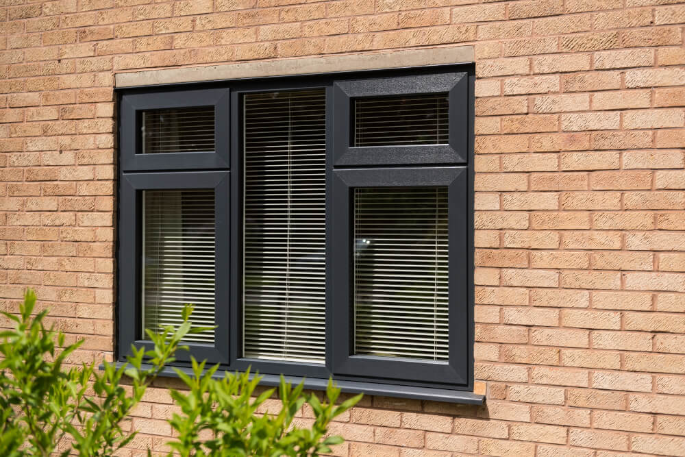 black casement window