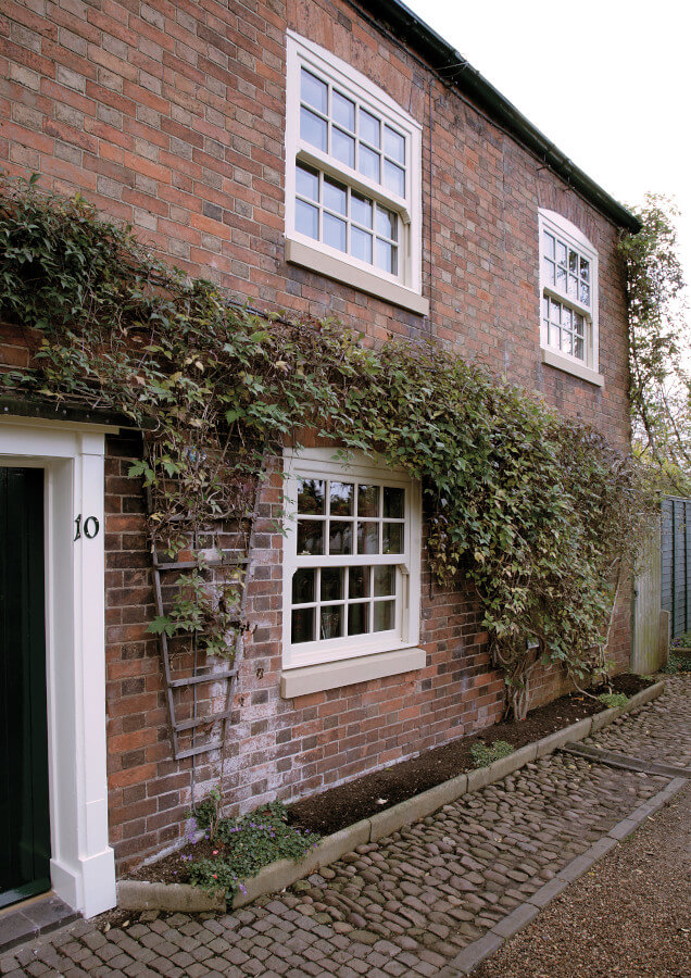 Charisma vertical sliding sash window external white