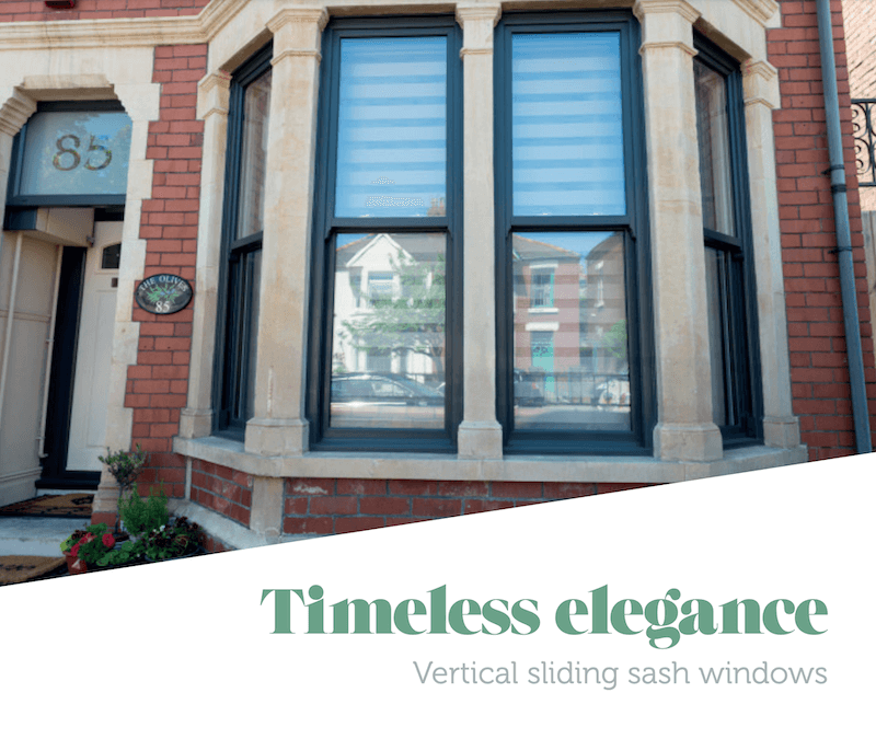 Charisma vertical sliding sash cover