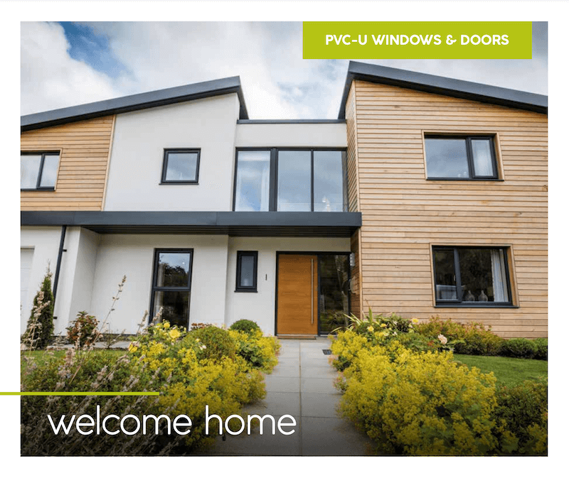 Logik window and door brochure cover