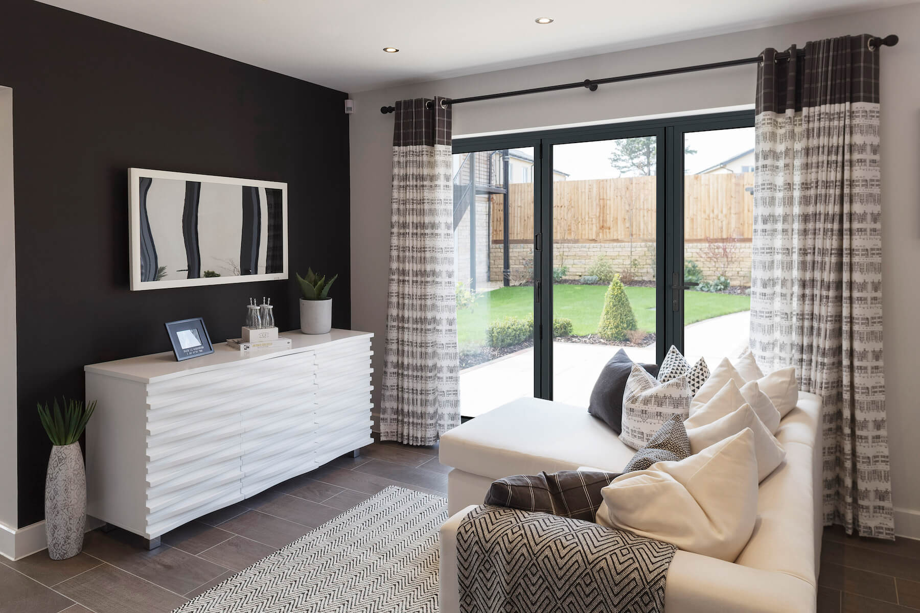 Studioglide bi-folding doors in Bath home living room