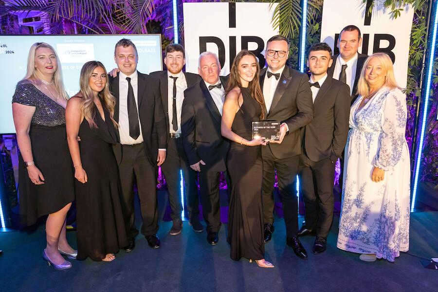 Warwick North West Win at city of liverpool business awards 2024