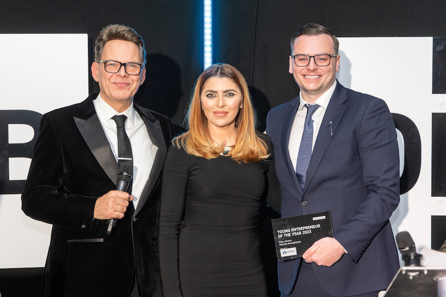 Warwick North West Win at the liverpool awards 2023